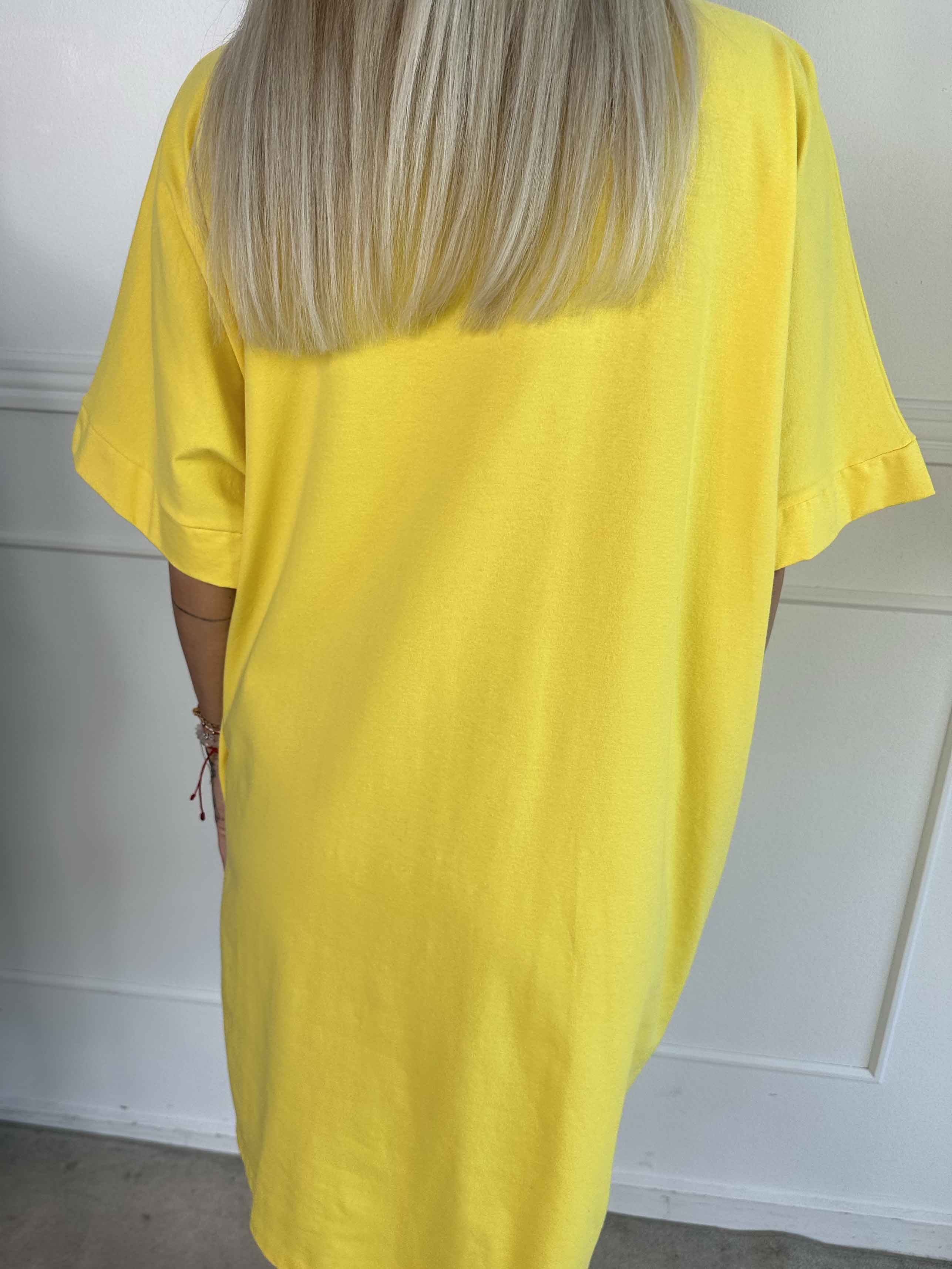 Mintu Dress - T-shirtkjole i bomuld med similisten